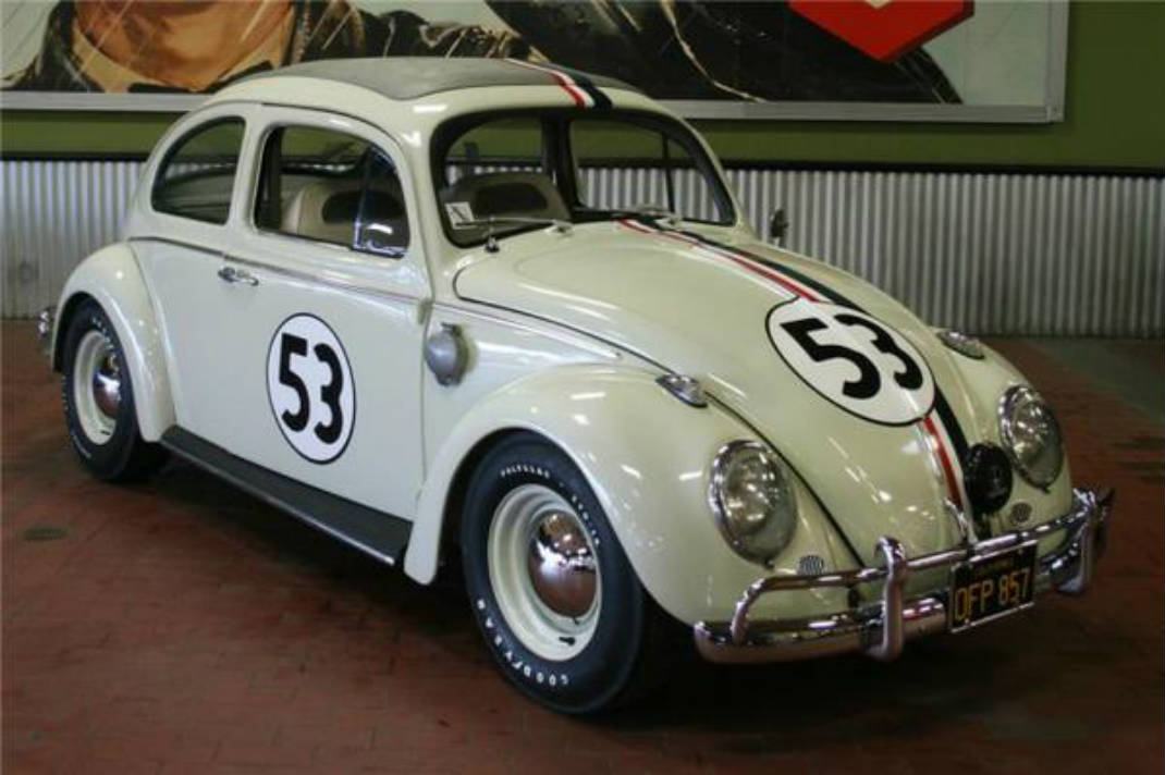 Herbie, o Fusca mais Famoso do Mundo foi leiloado! Veja Imagens deste  Clássico dos Clássicos! | Auto Vídeos!