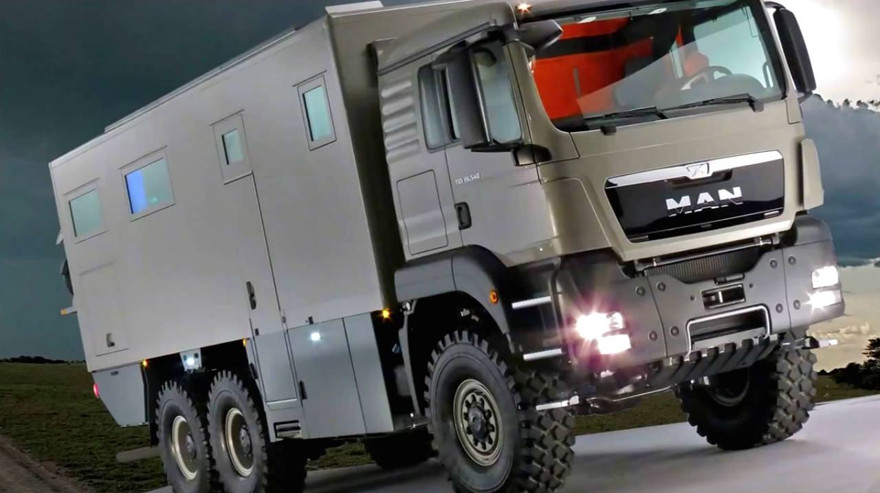 Esse MAN 6x6 é um MotorHome (milionário) para viajar e sobreviver a