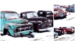 Abandonados na Neve! Vídeo mostra o (triste) destino de carros e caminhonetes clássicos deixados no esquecimento!