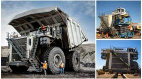 É assim que nasce um (Monstruoso) Caminhão de 600 toneladas! Vídeo mostra como novo Liebherr é construído no local do trabalho!