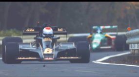 Top! Japoneses colocam carros de Fórmula 1 acelerando serra acima ao lado de lendas como o Nissan GT-R