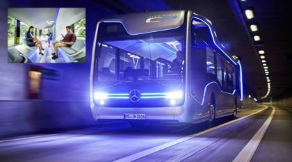 Ônibus do Futuro? Mercedes revela seu novo e impressionante modelo (que trafega sem auxílio do motorista)!