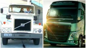 Veja o comparativo entre caminhões Volvo: um antigo e outro novo!