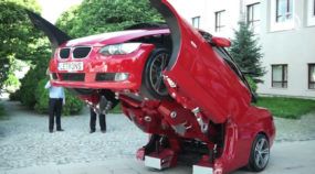 Alguém criou um BMW (da vida real) que vira um Transformer impressionante