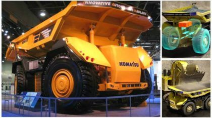 Caminhão do futuro (sem cabine e sem motorista)? Veja como funciona essa novidade da Komatsu com 2737cv!