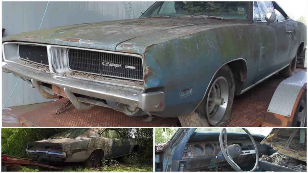 O resgate de um Dodge Charger 1969 abandonado (no mato) por 20 anos