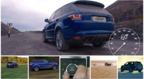 Teste da Arrancada: Range Rover Sport SVR faz 0-100 em asfalto, grama, neve, areia (e mais)