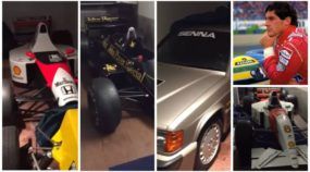 Brasileiro filma coleção (escondida) de carros pilotados pelo Ayrton Senna na Europa