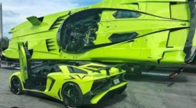 Custando R$ 7 milhões, essa combinação Lamborghini faz você voar (nas pistas e nas águas)