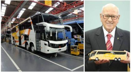 Morreu Paulo Bellini, fundador da Marcopolo (empresa brasileira e uma das maiores fabricantes de ônibus do mundo)