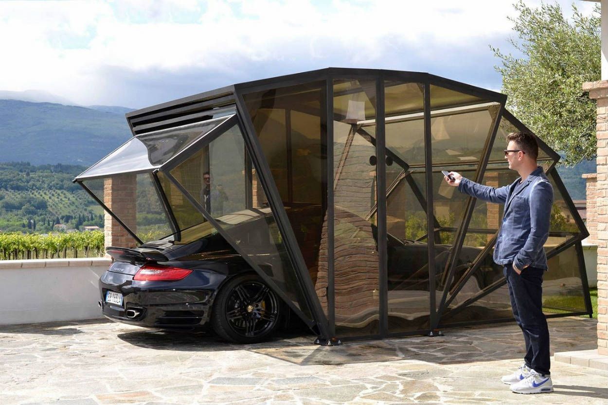 3 maneiras inusitadas (e sensacionais) de guardar seu carro, mesmo sem