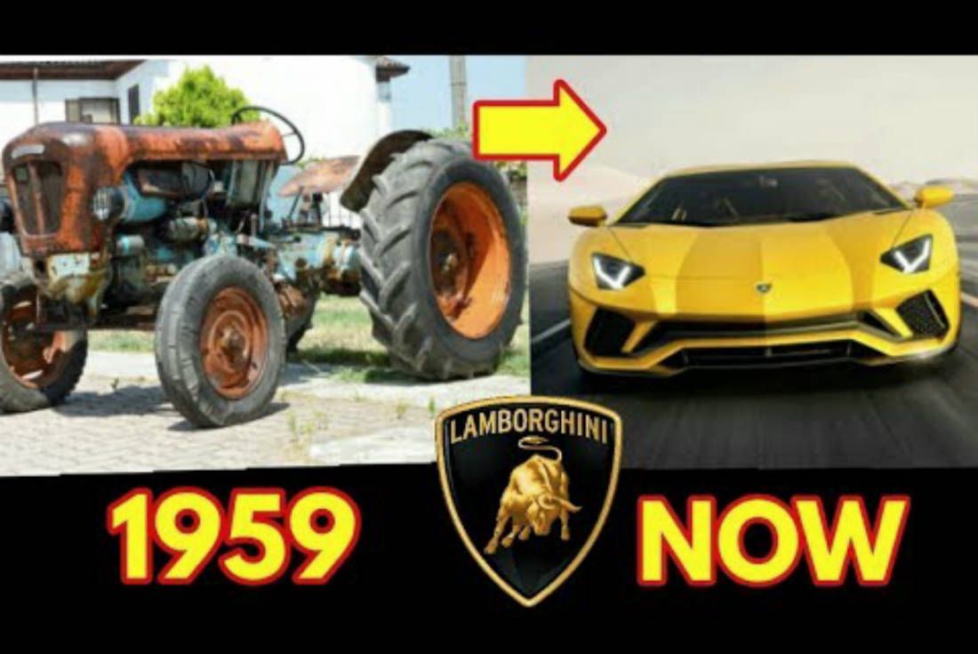 A fenomenal evolução e a história da Lamborghini vistas de um jeito  divertido e diferente