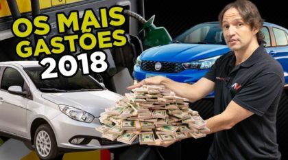 Carros mais gastões do Brasil