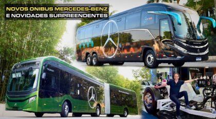 Novos ônibus Mercedes-Benz